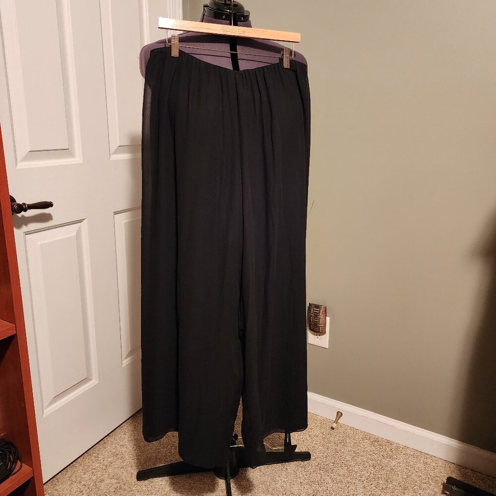 Alex Evening 2X black dressy pants